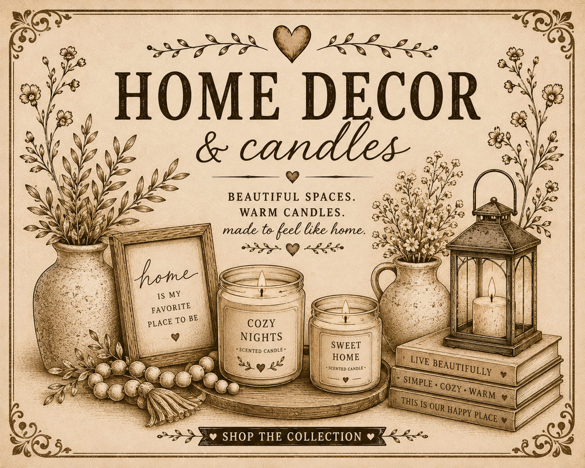 Home Décor and Candles