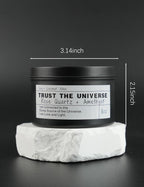 The Moonlit Crystal Intention Candle