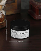 The Moonlit Crystal Intention Candle