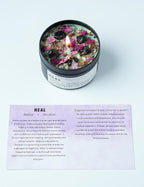 The Moonlit Crystal Intention Candle