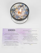 The Moonlit Crystal Intention Candle