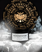 The Moonlit Crystal Intention Candle