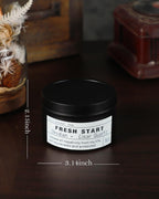 The Moonlit Crystal Intention Candle