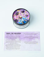 The Moonlit Crystal Intention Candle