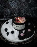 The Moonlit Crystal Intention Candle