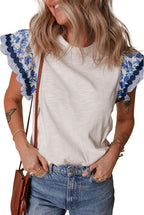 Sweet Magnolia Ruffle Sleeve Top