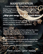 The Moonlit Crystal Intention Candle