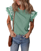 Sweet Magnolia Ruffle Sleeve Top