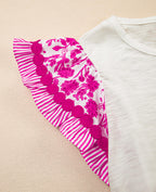 Sweet Magnolia Ruffle Sleeve Top