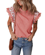 Sweet Magnolia Ruffle Sleeve Top