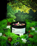 The Moonlit Crystal Intention Candle
