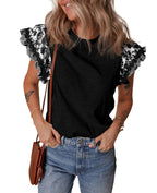 Sweet Magnolia Ruffle Sleeve Top