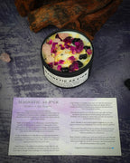 The Moonlit Crystal Intention Candle