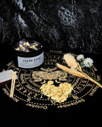 The Moonlit Crystal Intention Candle