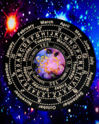 The Moonlit Crystal Intention Candle