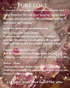 The Moonlit Crystal Intention Candle