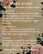 The Moonlit Crystal Intention Candle