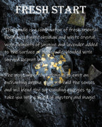 The Moonlit Crystal Intention Candle