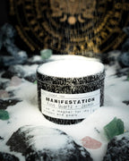 The Moonlit Crystal Intention Candle
