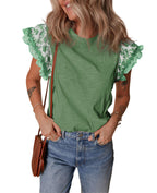 Sweet Magnolia Ruffle Sleeve Top