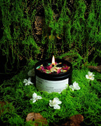The Moonlit Crystal Intention Candle
