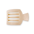 Almond Beige Medium Flat Square Hair Clip