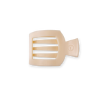 Almond Beige Small Flat Square Hair Clip