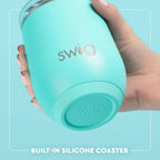 Glacier stripe Stemless Wine Cup 12oz