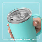 Wanderlust 18oz Insulated Travel Mug with Handle