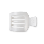 Coconut White Medium Flat Square Hair Clip