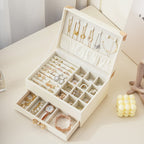 Three-layer jewelry box