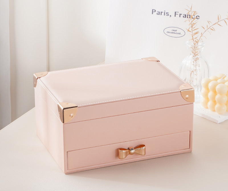 Three-layer jewelry box