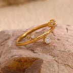 The Juliette Crystal Crown Ring