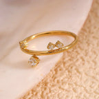 The Juliette Crystal Crown Ring