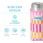 Sherbet Stripe Slim Can Coolie