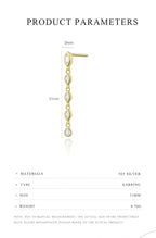 The Everly Chain Drop Earrings