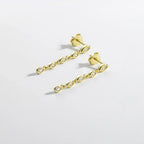 The Everly Chain Drop Earrings