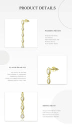 The Everly Chain Drop Earrings