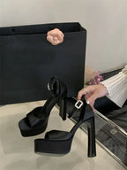 Midnight Muse Platform Heels