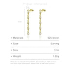 The Everly Chain Drop Earrings