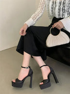 Midnight Muse Platform Heels