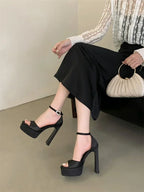 Midnight Muse Platform Heels