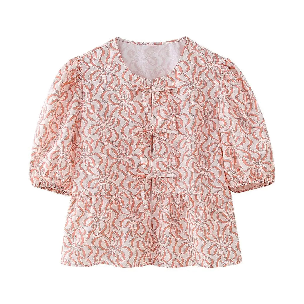 The Caroline Leopard Top