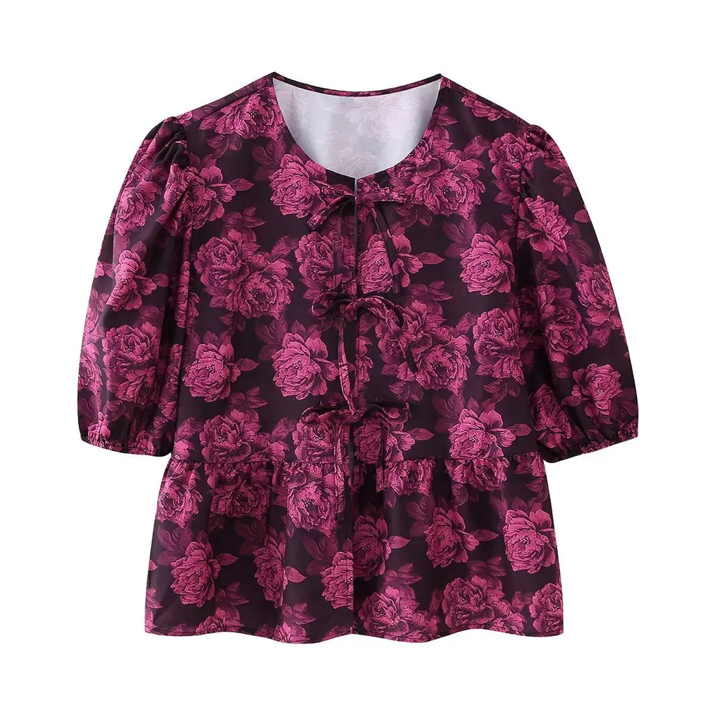 The Caroline Leopard Top