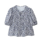 The Caroline Leopard Top
