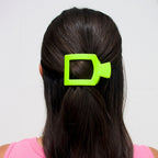 Summer Brights Small Flat Square Hair Clip