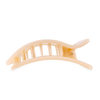 Almond Beige Large Flat Rectangle Hair Clip