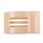 Almond Beige Large Flat Rectangle Hair Clip
