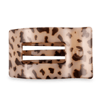 Blonde Tortoise Large Flat Rectangle Hair Clip