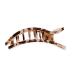 Blonde Tortoise Large Flat Rectangle Hair Clip